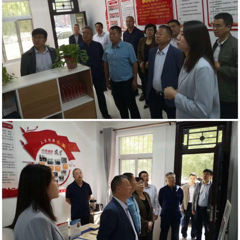 区人大常委会主任胡民升调研检查人大代表工作室建设情况