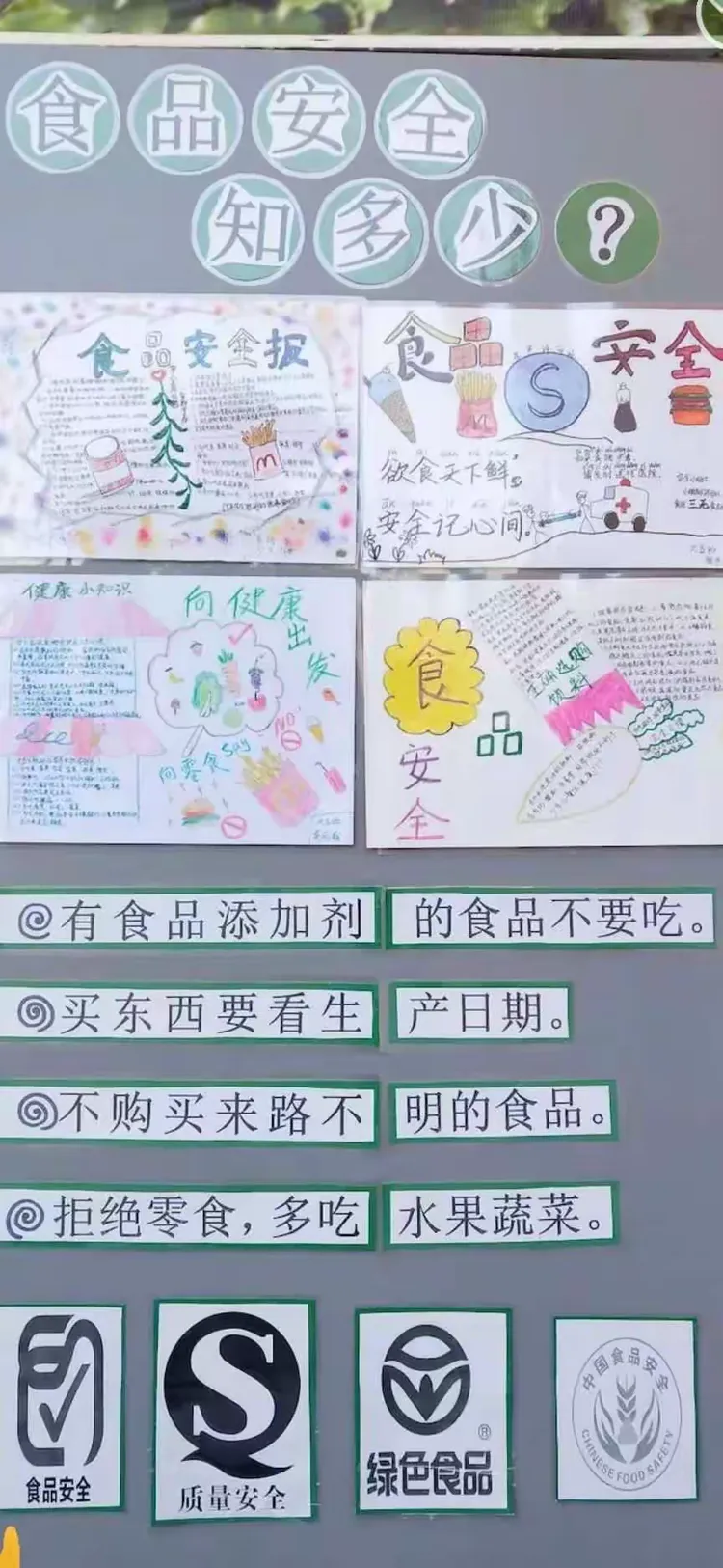 食品安全知识教育。