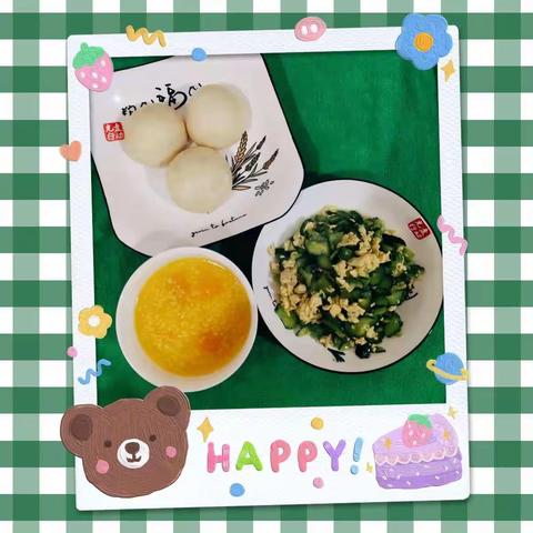天翔艺术幼儿园今日美食