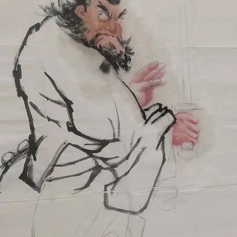 画画的关键是态度。