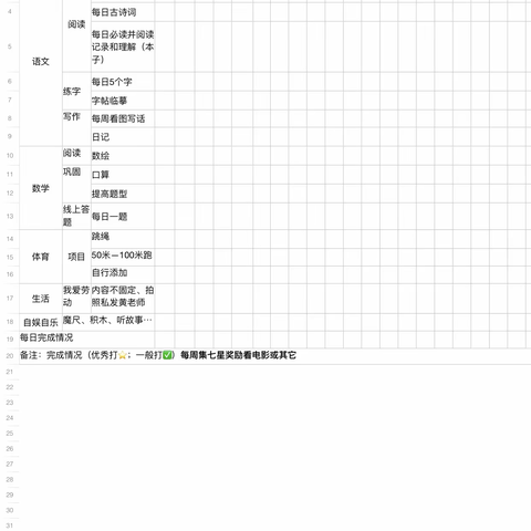杨浚芃的快乐寒假