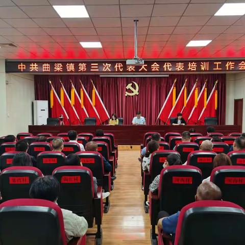 曲梁镇召开第三次代表大会代表培训会议