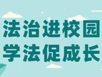 法治进校园   学法促成长——法治宣传进校园清河镇中心校专场