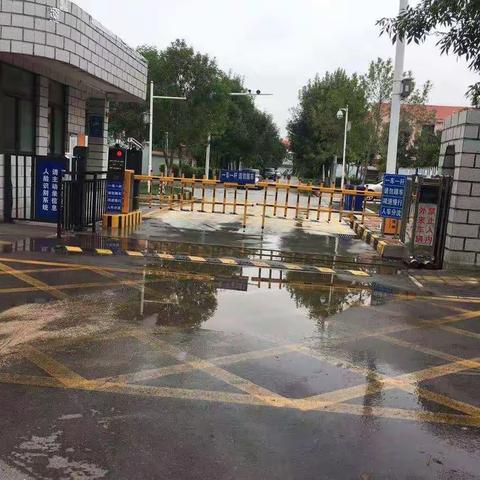 玉山服务部：雨后及时恢复小区面貌