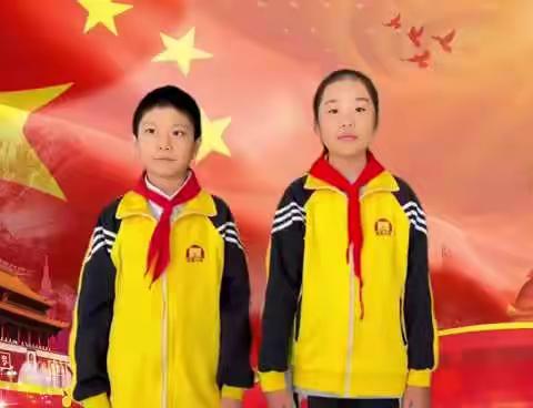 “消防记心中，安全伴一生”——北戴河区实验小学四一班消防主题线上升旗仪式