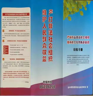 “严厉打击非法社会组织，提高社会公共防范意识”主题宣传活动