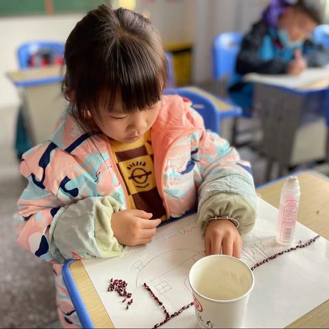 用豆子搭建的房子