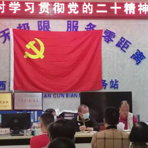 拔南村党支部开展学习贯彻党的二十大精神专题党课