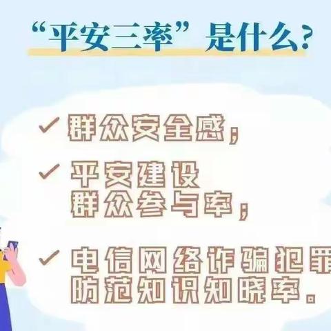 【平安校园】“平安三率”，我们为您代言！