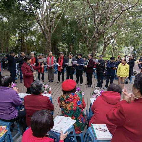 南湖公园群众文体活动所见