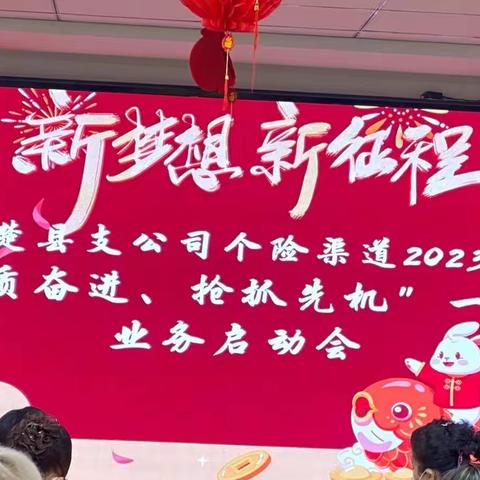 中国人寿巴楚县支公司大个险渠道一季度启动大会