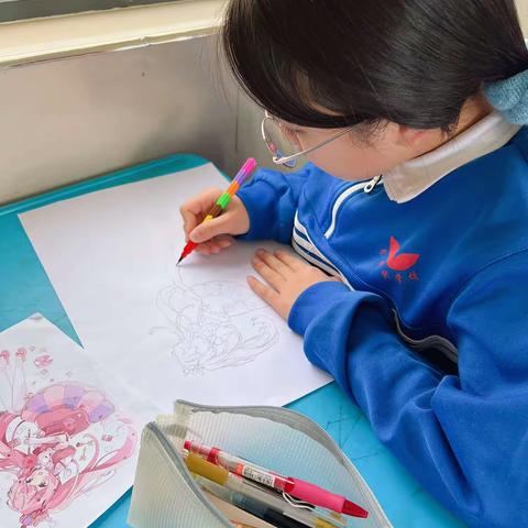 🏫自然岭小学美术社团 六 年级（2）班第 六次课堂笔记📝