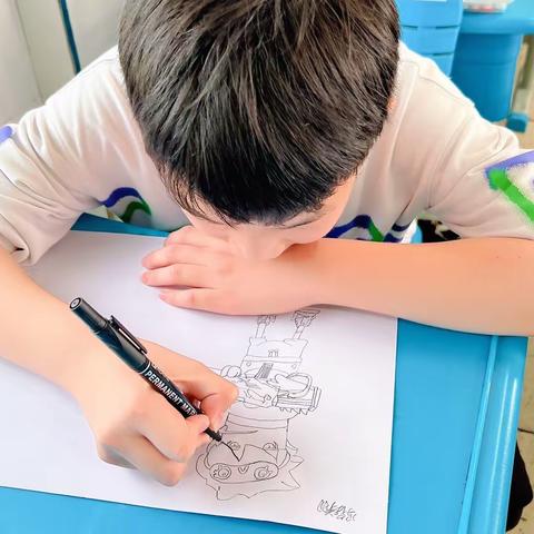 🏫锦源小学美术社团  五年级（2）班第九 次课堂笔记📝