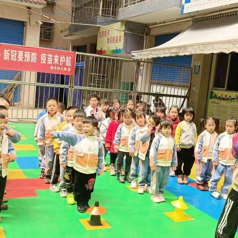 沙坪中心幼儿园体智能课《蘑菇保卫战》