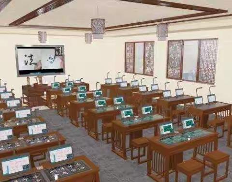 EduOffice三笔字书法双屏互动教室教学系统