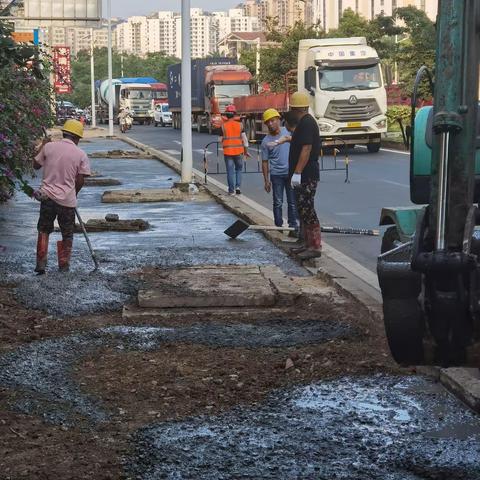 居民安全出行，﻿我们一直在行动。