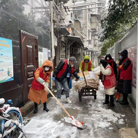 铲雪除冰保安全，齐心协力暖民心