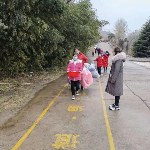 不负春光、温暖前行——2021下冶一小开学第一天