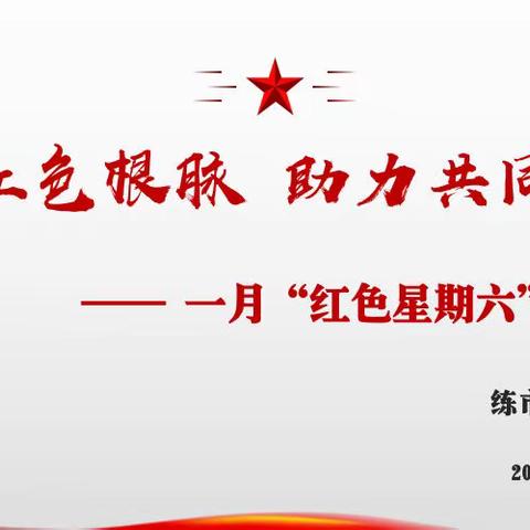 守好红色根脉 助力共同富裕——练市一中党支部一月主题党日活动