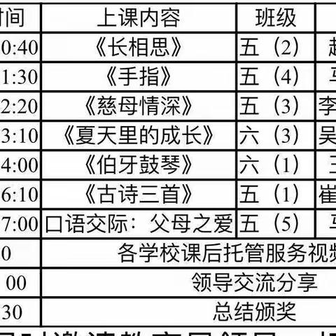 奇台县“双减背景下小学语文高效课堂教学观摩研讨”活动