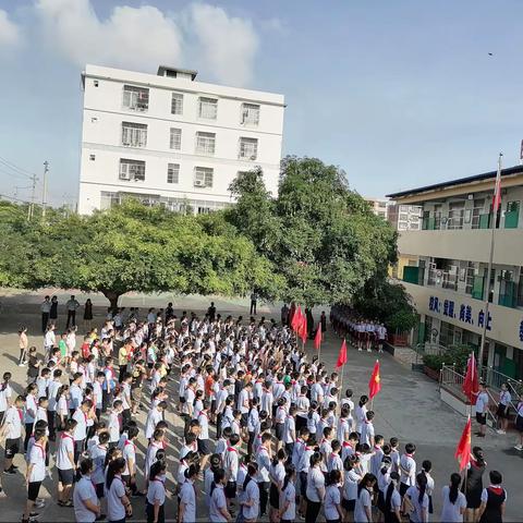 红领巾心向党  争做新时代好队员——武鸣区城厢镇第五小学“六一”入队仪式