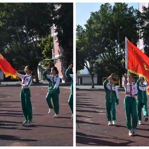 喜迎二十大，争做好队员----蟠龙小学庆祝建队节73周年活动