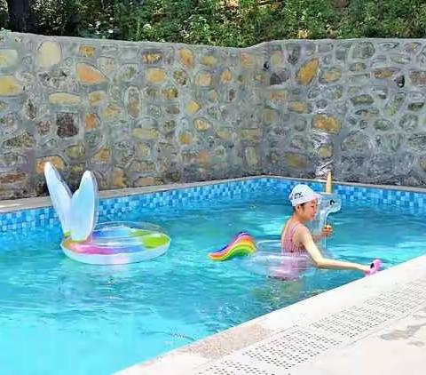 从化吕田桂苑/山下民宿泳池/7房9床