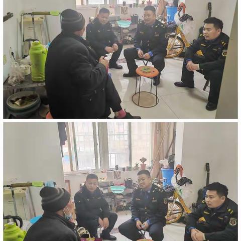 城市管理进社区｜开展新春慰问，关爱执法志愿者