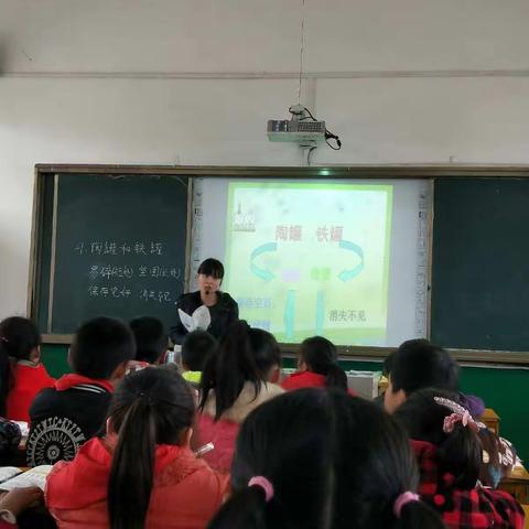 中心教研组深入东申小学，开展“推门听课”活动！