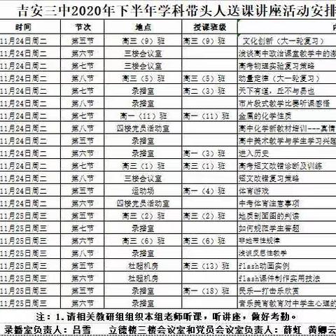 名师引领促成长  送教活动暖人心