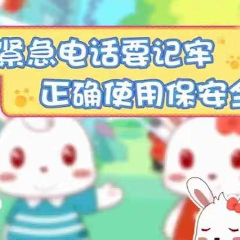 小太阳🔆幼儿园★中二班安全课堂《紧急电话》