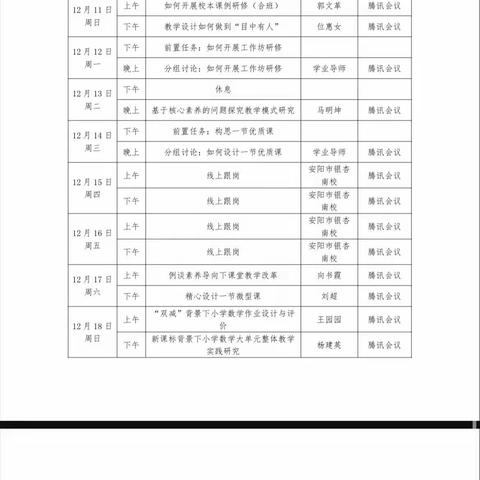 共研修 促成长 --范县县级骨干教师（小学数学）线上研修活动