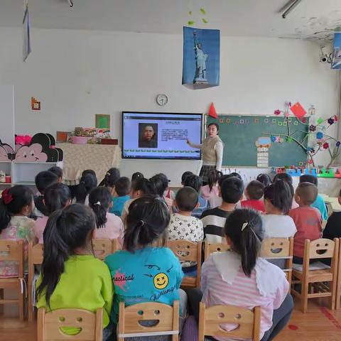 美化环境我行动，爱护树木我能行——突泉二幼大三班植树节活动