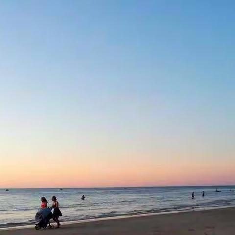 牵着夕阳走