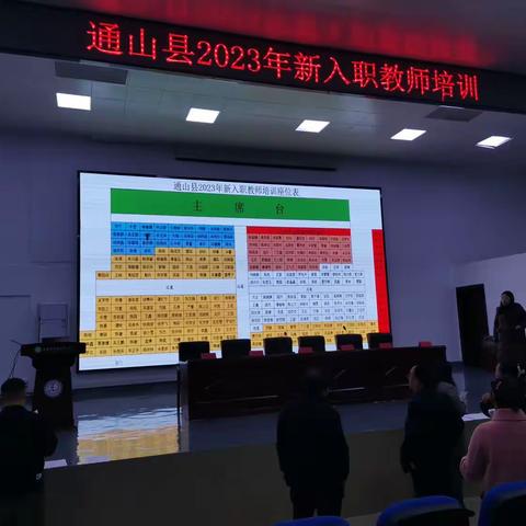 不忘初心，扬帆起航——通山县2023年新教师入职培训（一）