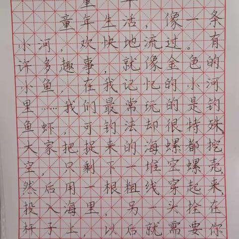 “字字规范育桃李，笔笔生花写初心”—四合乡中心小学教师寒假基本功培训之钢笔字展示