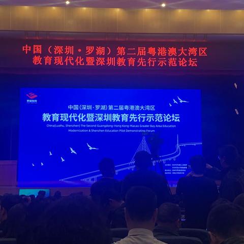 中国第二届（深圳·罗湖）第二届粤港澳大湾区教育现代化暨深圳教育先行示范论坛