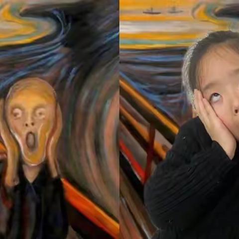 请你来做画中人——世界名画模仿秀🤠