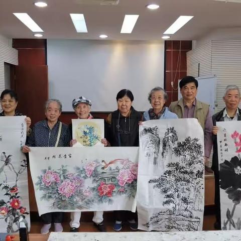 国画组第二次笔会活动报道