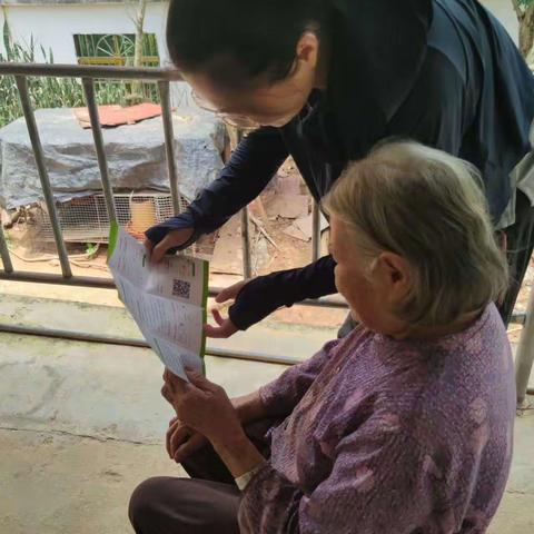 什哈村委会工作队开展大走访宣传政策知晓度活动简报