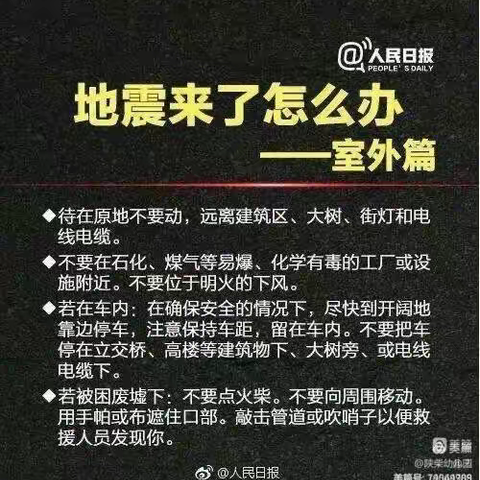 （梨园完小）防震减灾从我做起