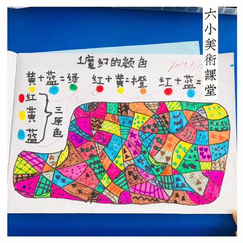 盐池县第六小学美术课堂