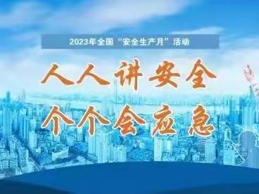 【人人讲安全，个个会应急】龙凤南大街支行安全生产月宣传活动