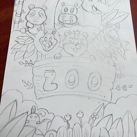 学前教育  幼师儿童画  马克笔主题画