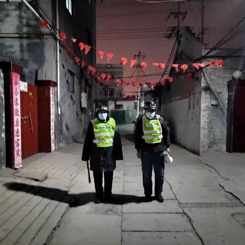 志愿服务送关爱 春节巡查保平安
