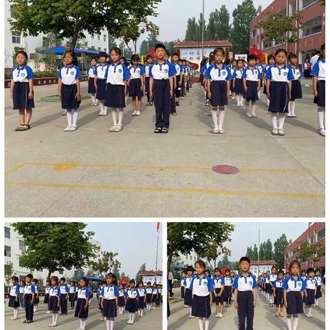 孟寨小学一年级小朋友入队啦!