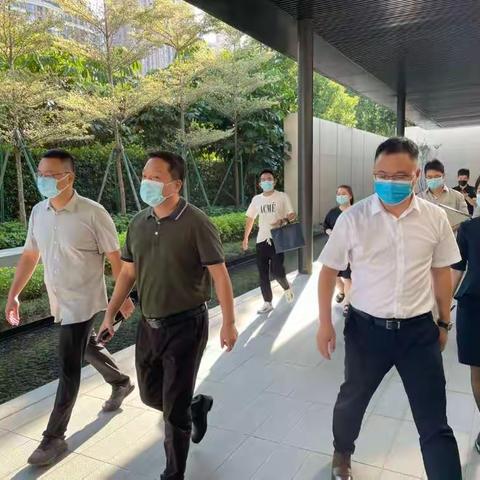 区领导走访房地产企业