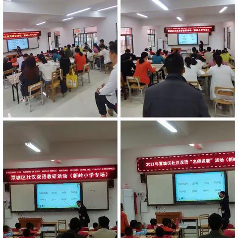 名师送教促成长，携手同行暖人心——覃塘区壮汉双语教研活动（新岭小学专场）