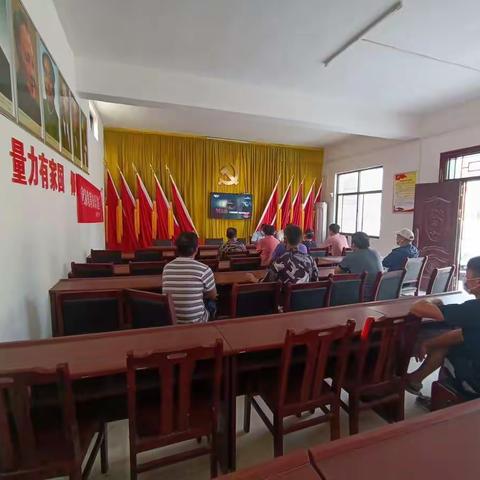 东南胡村六月份主题党日活动