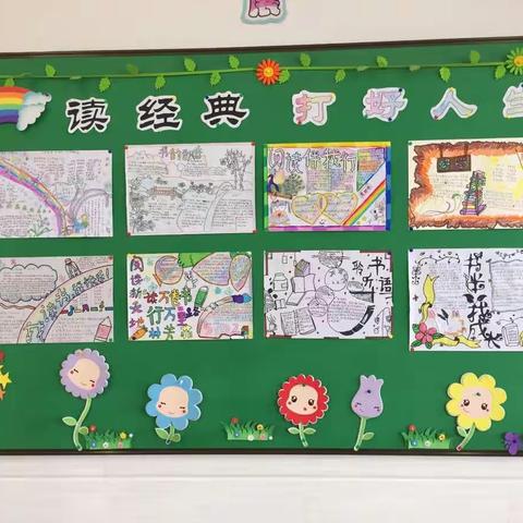 张张手抄报，拳拳读书心——“与经典同行  打好人生底色”读书成果展